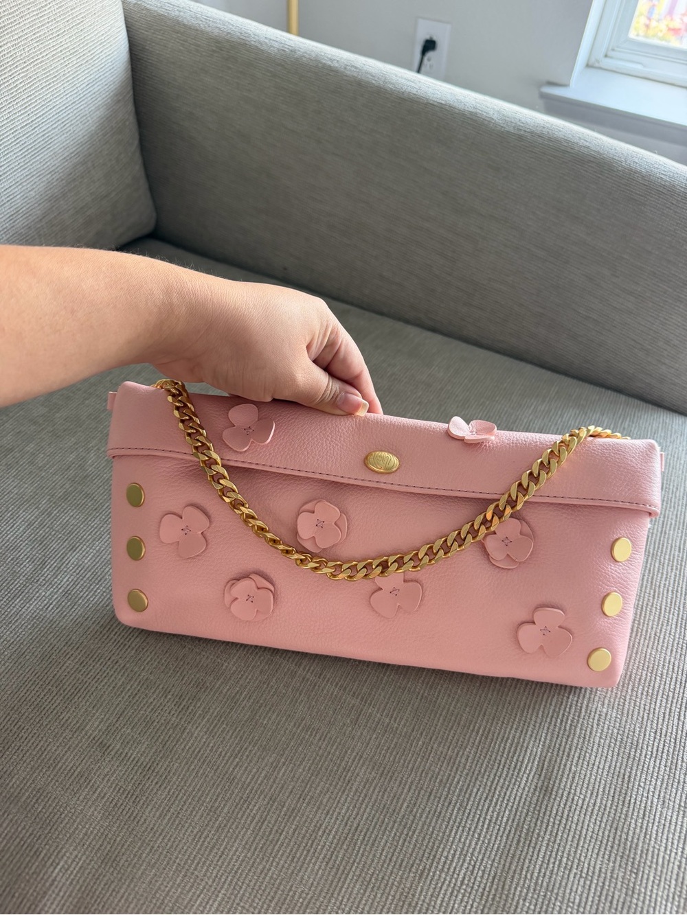 Hammitt Pink Invitation Medium Clutch - Picture 4 of 6